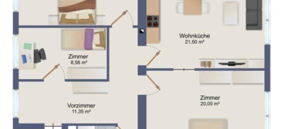 Apartamento de 4 divisões em Leopoldstadt, Austria N.º 56040 9