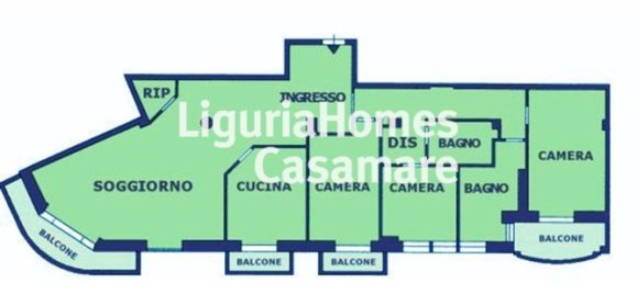Пентхаус с 4 спальнями в Санремо, Италия № 319770 9