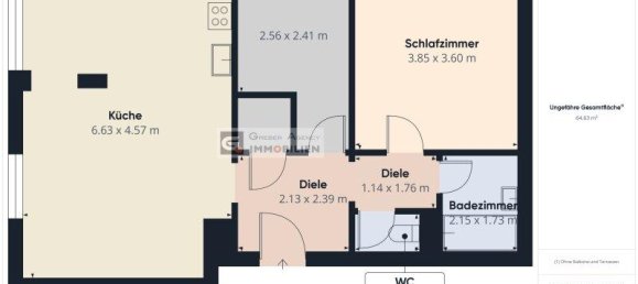3غرفة شقة في Drosendorf-Zissersdorf, Austria رقم 141502 14
