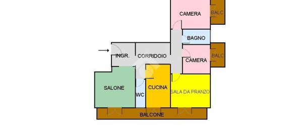 4غرفة شقة في Cassino, Italy رقم 227753 113