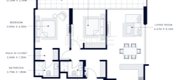 2 Schlafzimmer Wohnung in Al Furjan, UAE, Nr. 41567 2