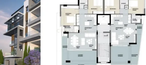 2 bedrooms Apartment in Germasogeia, Cyprus No. 5446 8