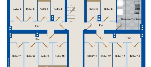 2غرفة شقة في Wuppertal, Germany رقم 75068 5