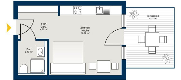 Apartamento T1 em Ingolstadt, Germany N.º 53209 7