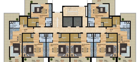 Apartment 1+1 in Avsallar, Turkey No. 30478 2