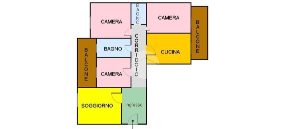 4 rooms Apartment in Casoria, Italy No. 38959 18