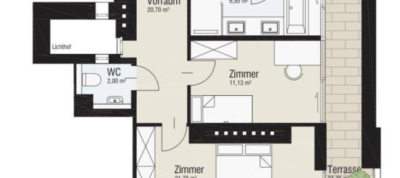 Dúplex de 4 habitaciónes en Alsergrund, Austria No. 243255 31
