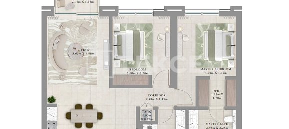 2 bedrooms Apartment in Dubai, UAE No. 53510 2