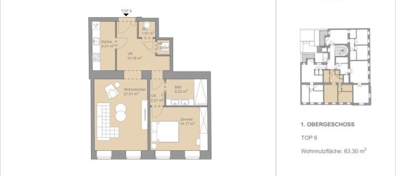 2-Zimmer Wohnung in Währing, Austria, Nr. 126884 16