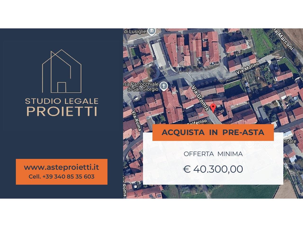 2 bedrooms Apartment in Lusigliè, Italy No. 302430