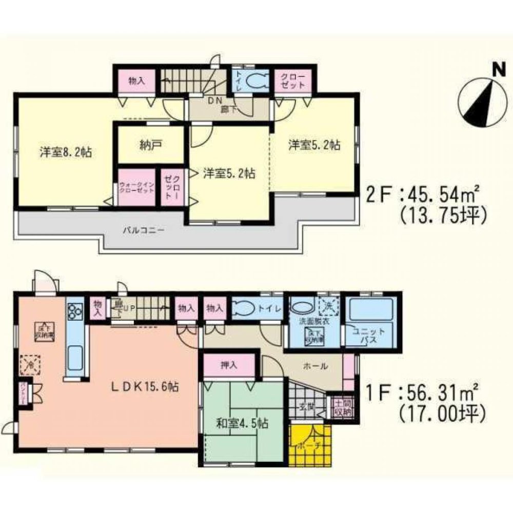 4 غرف نوم منزل في Saitama, Japan رقم 1810