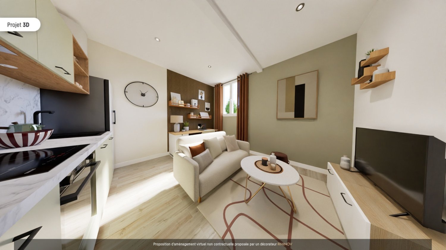 1 Schlafzimmer Wohnung in Houilles, France, Nr. 167885