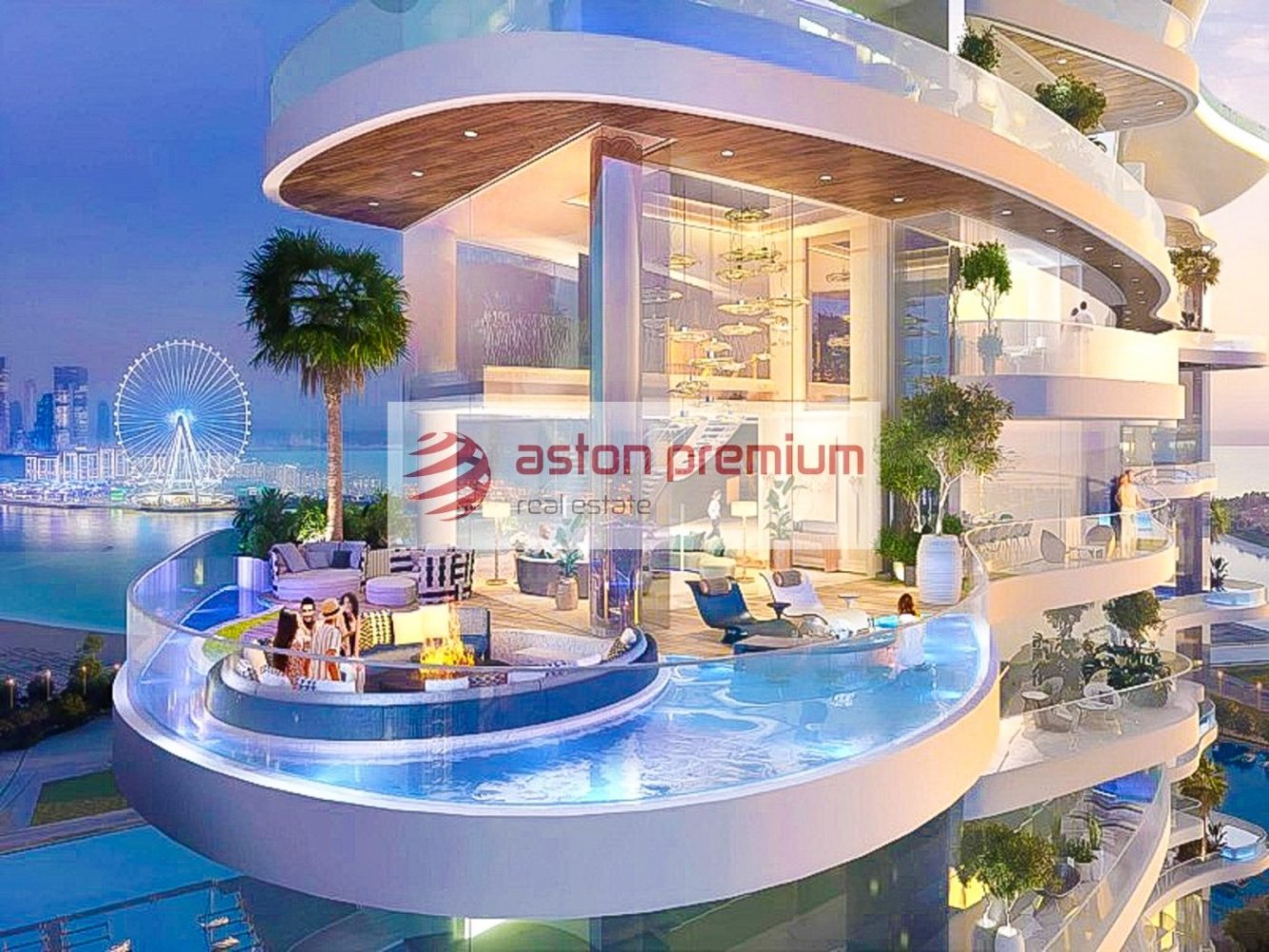 1 غرف نوم شقة في Dubai Harbour, UAE رقم 113406