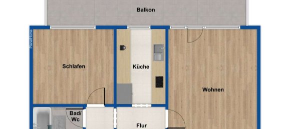 2-Zimmer Wohnung in Dachau, Germany, Nr. 141063 6