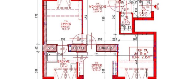 3 rooms Apartment in Margareten, Austria No. 131714 16