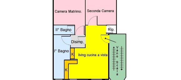1 غرف نوم شقة في Sesto San Giovanni, Italy رقم 314255 4