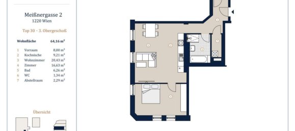 2 rooms Apartment in Vienna, Austria No. 145737 15