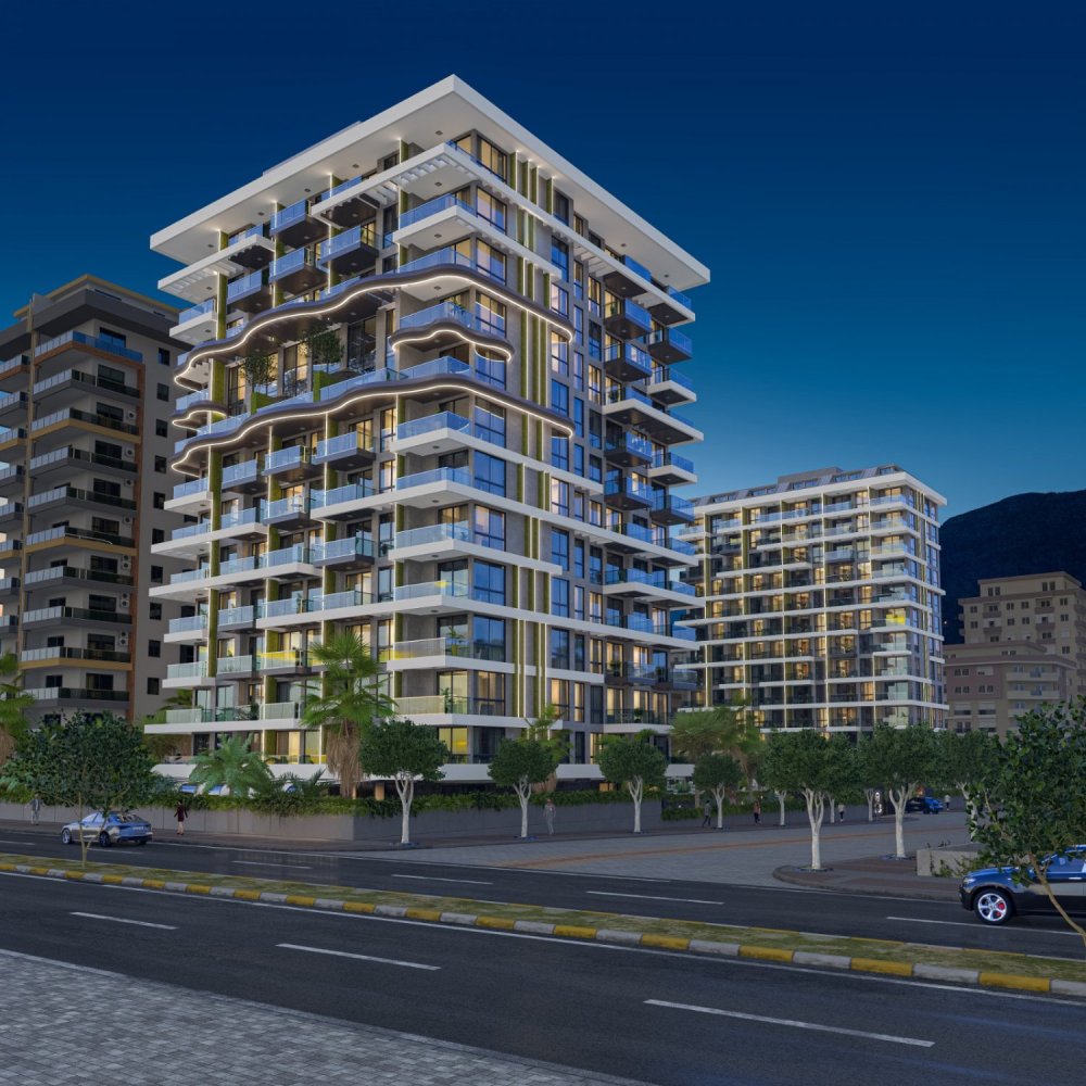 Apartment 1+1 in Alanya, Turkey No. 4459