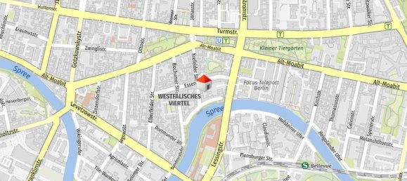 Apartamento de 1 dormitorio en Moabit, Germany No. 342849 17