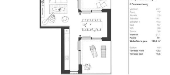 3غرفة شقة في Vienna, Austria رقم 76277 14