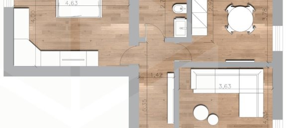 Apartamento de 3 habitaciónes en Ciampino, Italy No. 20019 3