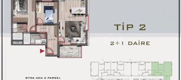 Apartment 2+1 in Antalya, Turkey No. 28850 7