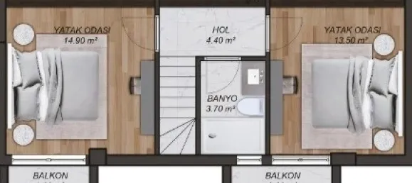 Apartment 2+1 in Mugla, Turkey No. 33501 23