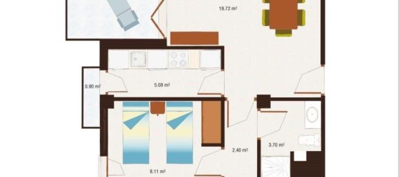2 Schlafzimmer Wohnung in Archena, Spain, Nr. 123511 20