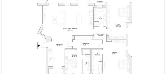 5 rooms Apartment in Borgosesia, Italy No. 24971 3