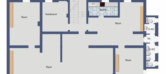 Здание с 30 комнатами в Херфорд, Германия № 150215 52