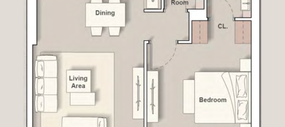 Estúdio em Al Jaddaf, UAE N.º 121559 8