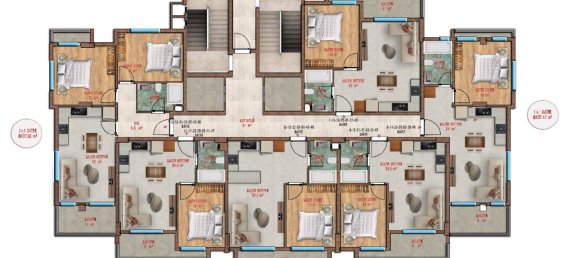 Apartment 1+1 in Avsallar, Turkey No. 31556 27
