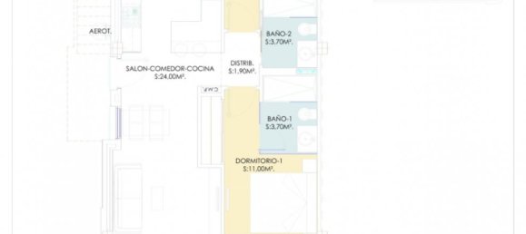 2 dormitorios bungalow en venta en Los Balcones, Alicante, Comunidad Valenciana, Spain № 365198 23