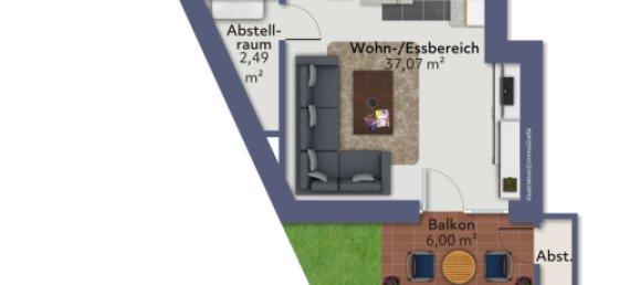 2 غرف نوم شقة في Wandsbek, Germany رقم 70031 20