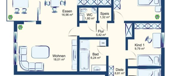 4 rooms Apartment in Altach, Austria No. 89792 13