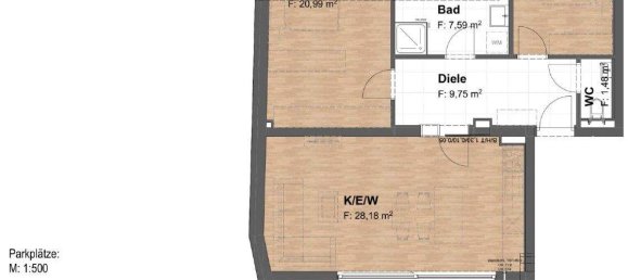 Apartamento de 3 habitaciónes en Vienna, Austria No. 160929 8