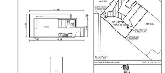 1-salle Property à Dubai, UAE No. 6851 2