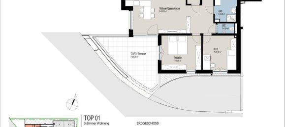 3 rooms Apartment in Wiesing, Austria No. 211426 11