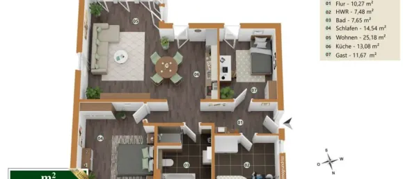 Bungalow de 2 dormitorios en Uelzen, Germany No. 282738 27