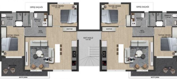 Apartamento de 2+3 en Bodrum, Turkey No. 11122 8