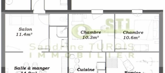 2 chambres Maison de ville à Dammarie-sur-Loing, France No. 97833 3