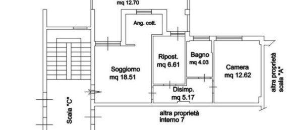 Квартира с 3 комнатами в Помеция, Италия № 16295 37