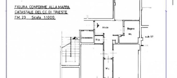 Квартира с 3 комнатами в Триест, Италия № 127907 19