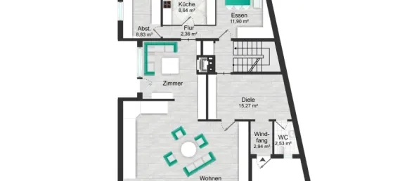 Дом с 3 спальнями в Мюнхен, Германия № 353366 16