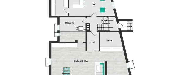 Дом с 3 спальнями в Мюнхен, Германия № 353366 18