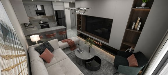 Пентхаус с 2 комнатами в Джикджилли, Турция № 9778 12