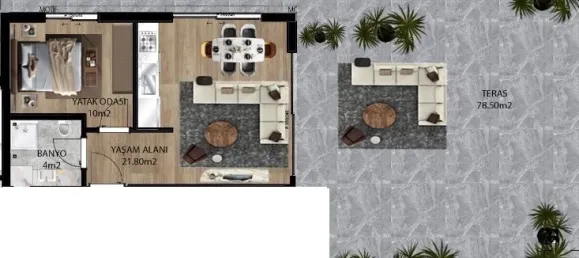 Appartement 1+1 à Aksu, Turkey No. 33077 9