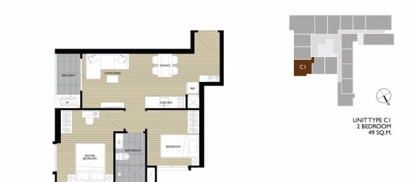 2 bedrooms Condo in Bangkok, Thailand No. 2209 14