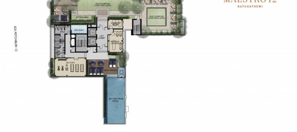 2 bedrooms Condo in Bangkok, Thailand No. 2209 12