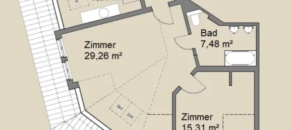 1 غرف نوم شقة في Leipzig, Germany رقم 366426 5